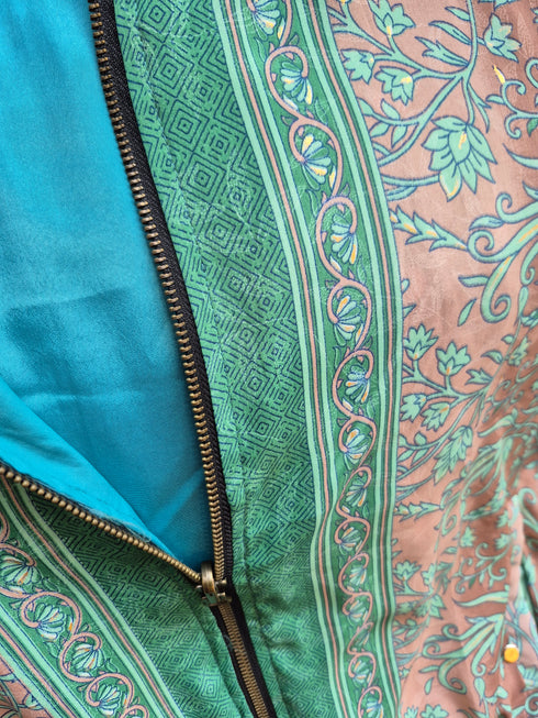 Silk Boho Bomber